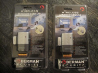 Doberman Security Wireless Window Sensor Alarm New in Package