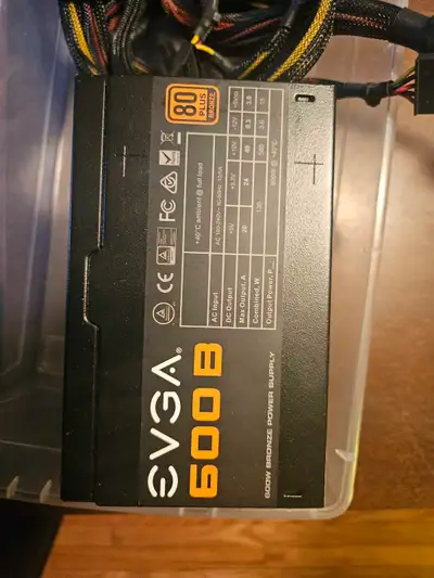 EVGA 600B Power Supply, View more