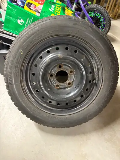 Tread about 50 percent left with rims off 2017 Kia forte