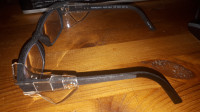 Adult CSA Z87+  Black Safety Eyeglasses with Bifocals