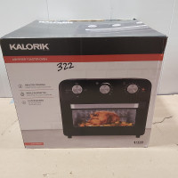 Brand New Kalorik Air Fryer Toaster Oven AFO 46129 BK