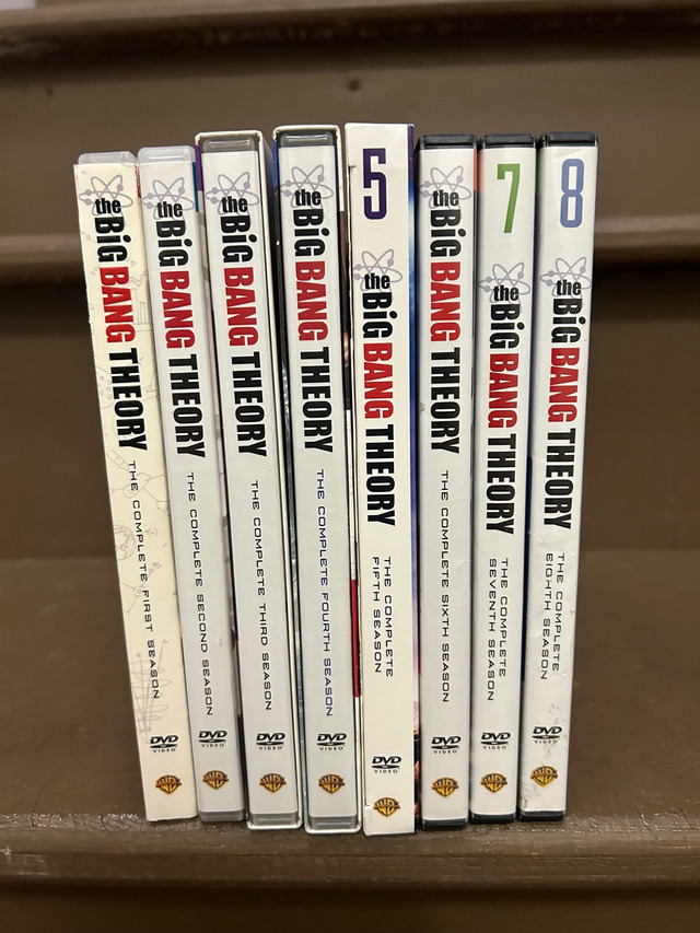 THE BIG BANG THEORY DVD SEASONS 1-8 in CDs, DVDs & Blu-ray in Ottawa