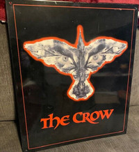 The Crow Tin Sign - 11 " X 12 3/4 " a Rare 1994 Tin Sign