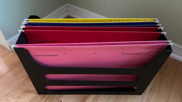Metal Hanging File Folder Organizer