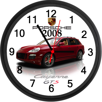 2008 Porsche Cayenne GTS (GTS Red) Custom Wall Clock - Brand New, View more