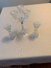 CHRYSTAL CANDLE HOLDERS