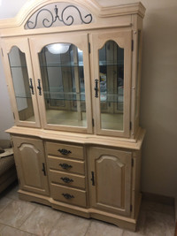 Canadian Hand crafted china cabinet - vintage