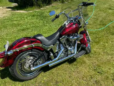 2010 fatboy upgrades include: S&S cam plate & oil pump 103 big bore kit (harley) Red shift 575 cams...