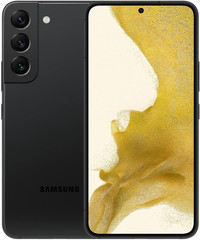 Unlocked Samsung S22 128 GB phone with 1 year warranty