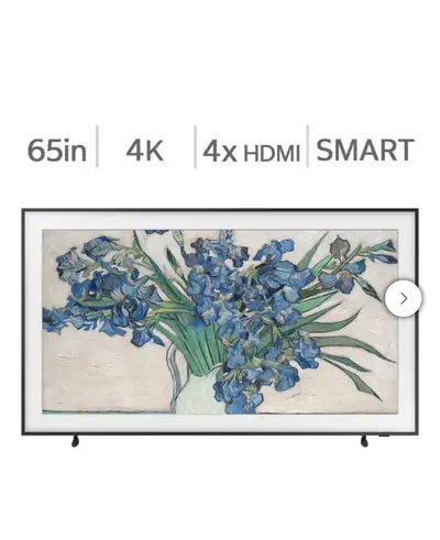 Sealed/BNIB 65" Samsung Frame TV, View more