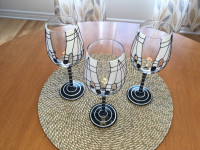 Verres de vin Halloween / Halloween wine glasses