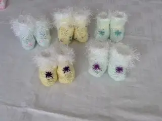Baby Booties,  Hand Knitted - 0 - 12 months., View more