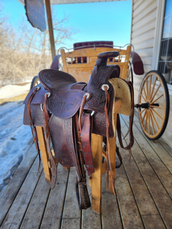 Rick Donley Roping Saddle in Equestrian & Livestock Accessories in Brandon