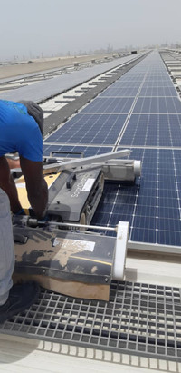 Monitor and maintain solar panels on your roof top