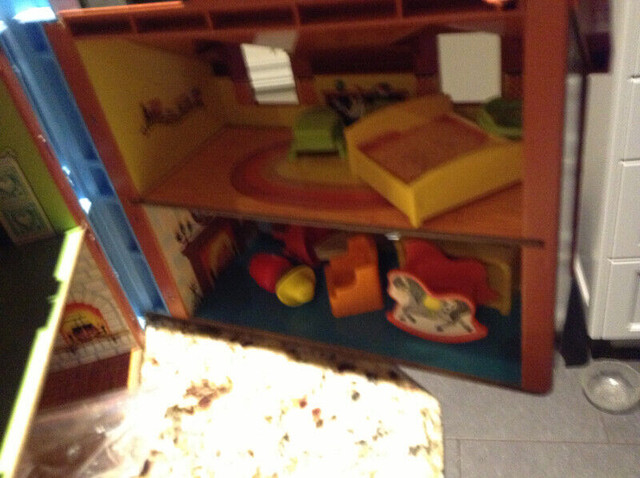 Vintage Fisher Price Playhouse with some furniture for sale in Toys & Games in London - Image 2