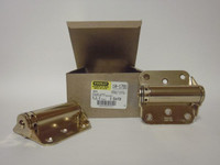 Spring Hinge, 3" x 3", Brass Plated