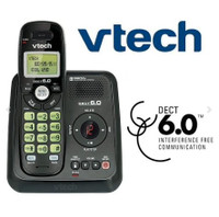 Vtech Dect 6.0 Single Handset Cordless Phone System-