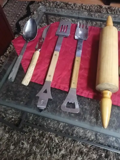 Kitchen utensils all for $15, View more
