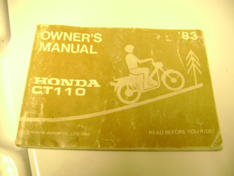 Honda motorcycle manuals for sale  