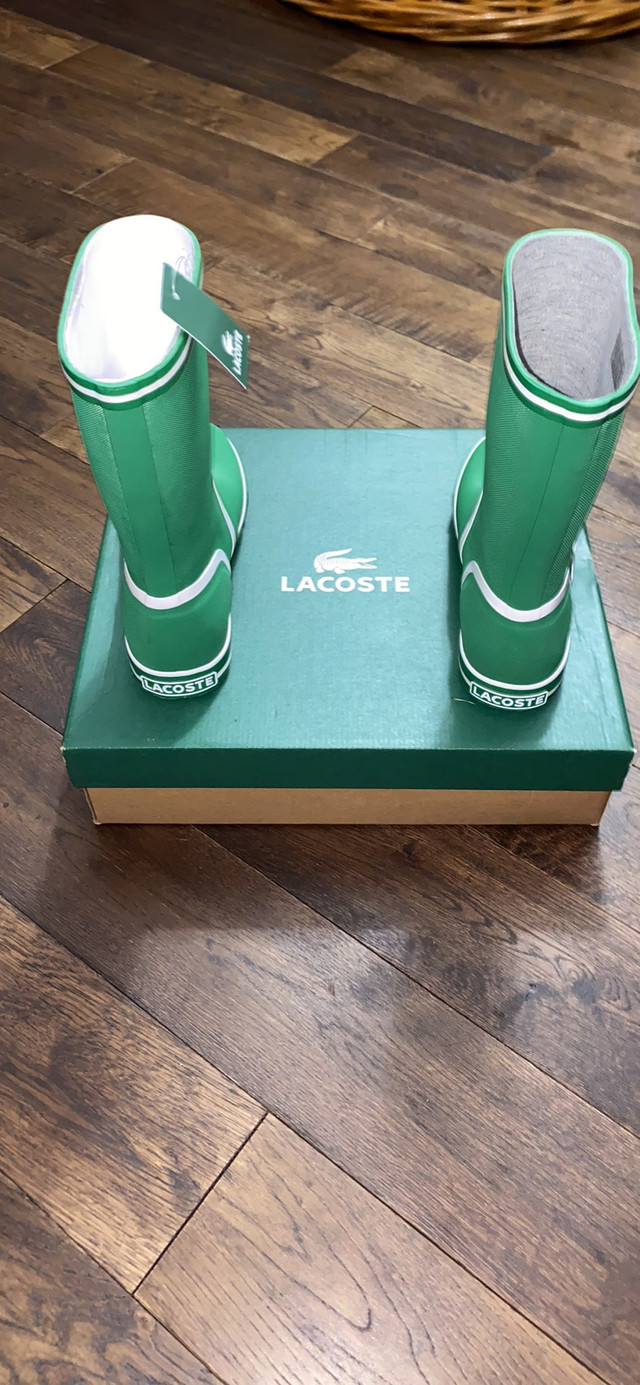 Bottes de Pluie Lacoste 37-6 Neuve  dans Femmes - Chaussures  à Ouest de l’Île - Image 2