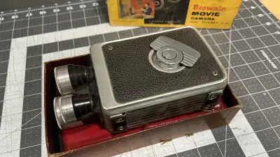 Kodak 8mm Brownie Camera, View more