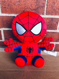 TY Beanie Baby Marvel 6" SPIDER-MAN Spiderman Plush