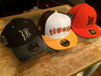 Detroit Tigers collectible hats(hard to find)