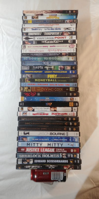 Lot de films DVD (30+) en anglais, français et espagnol