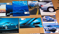 BMW dealers brochure and  BMW hotwheels.