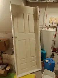 Brand new Door with knob and hinges