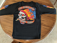 Vintage 90's "Ice Cream Man from Hell" Henley shirt