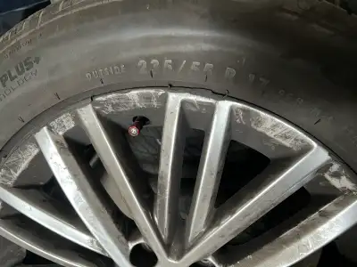Genuine Volkswagen OEM alloy rims with Continental winter tires. Ready to install – tires are alread...