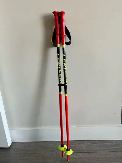 Leki Kids Ski Poles - Red - 80cm, View more