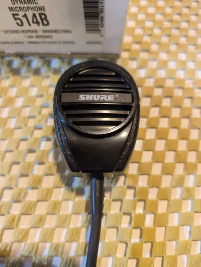 Shure Dynamic Microphone 514B New, View more