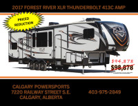**FINANCING AVAILABLE** - 2017 FOREST RIVER THUNDERBOLT 413C AMP