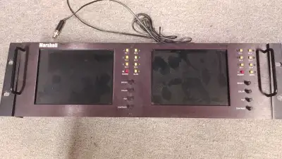 Marshall Electronics Dual 5" Standard Color Monitors Model V-R62, View more