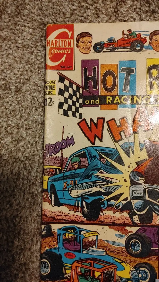 Good copy of 1969 Charlton Hot Rods and Racing Cars #96 in Comics & Graphic Novels in Edmonton - Image 5