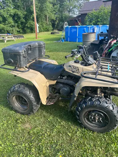 99 Yamaha Bigbear 350 4x4 Rebuild engine last fall rebuild carb, Rear drive shaft replaced last year...