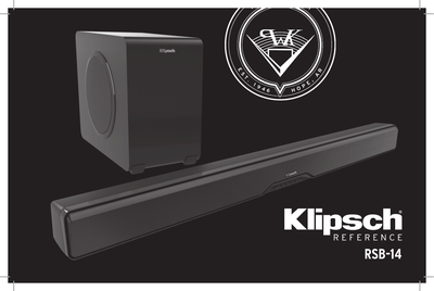 Klipsch RSB-14 Wireless Subwoofer with Sound Bar, View more