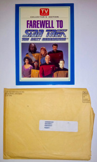 TV Guide Collector Edition Farewell Star Trek The Next Generatio