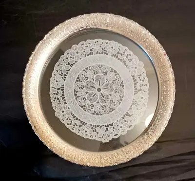 Vtg W. German New Quist New Cake Platter, View more