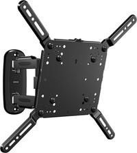 Universal Full-Motion TV Wall Mount for TVs up to 55" and Compat