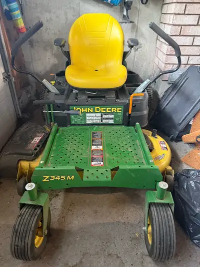 John Deere Zero Turn Z345m, View more