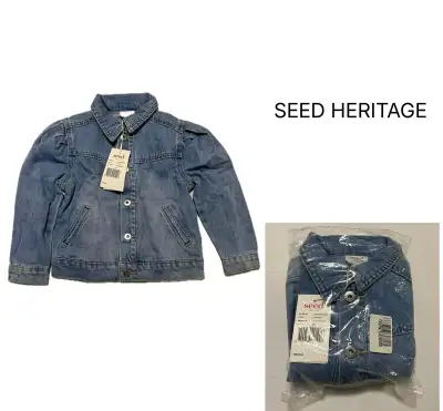 SEED HERITAGE - 4 - NWT - GIRLS BLUE DENIM JEAN JACKET, View more