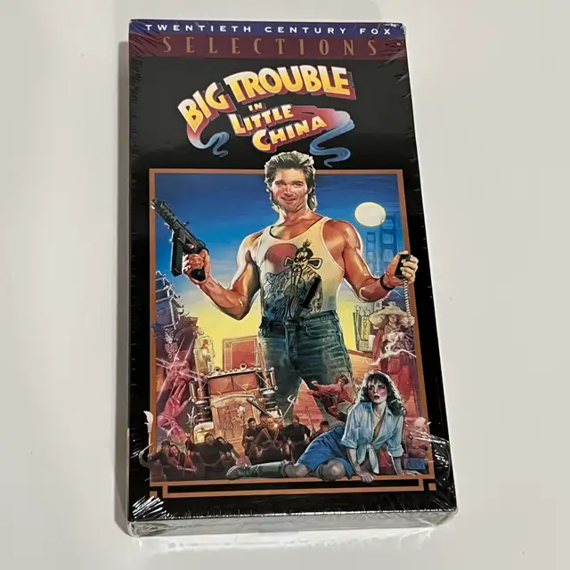 Big Trouble in Little China VHS movie New Sealed collectible