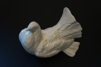 Northern Pottery White Ceramic Dove