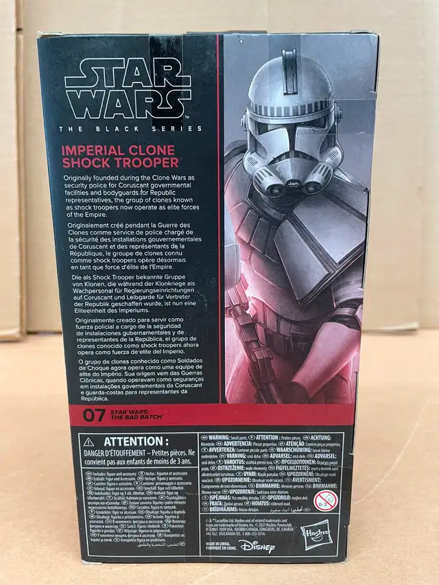 Star Wars Black Series Bad Batch 07 Imperial Clone Shock Trooper62865712436865123