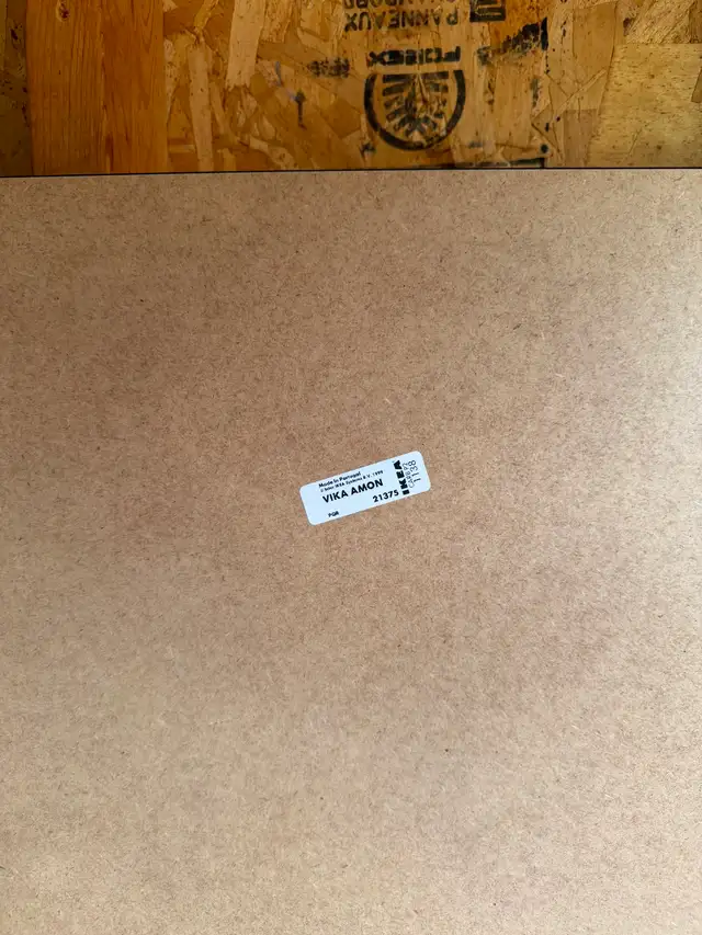 Black IKEA Wood Table-top & Two Legs in Other Tables in Oakville / Halton Region - Image 5