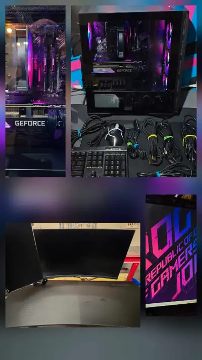 Full PC Gaming Setup (Custom MSI & Asus build), View more
