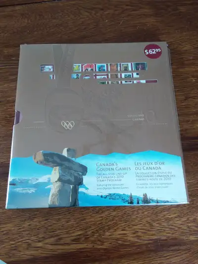 Collection Canada 2010 annual stamp book. Featuring the 2010 Olympic Winter Games. Never opened. $10...